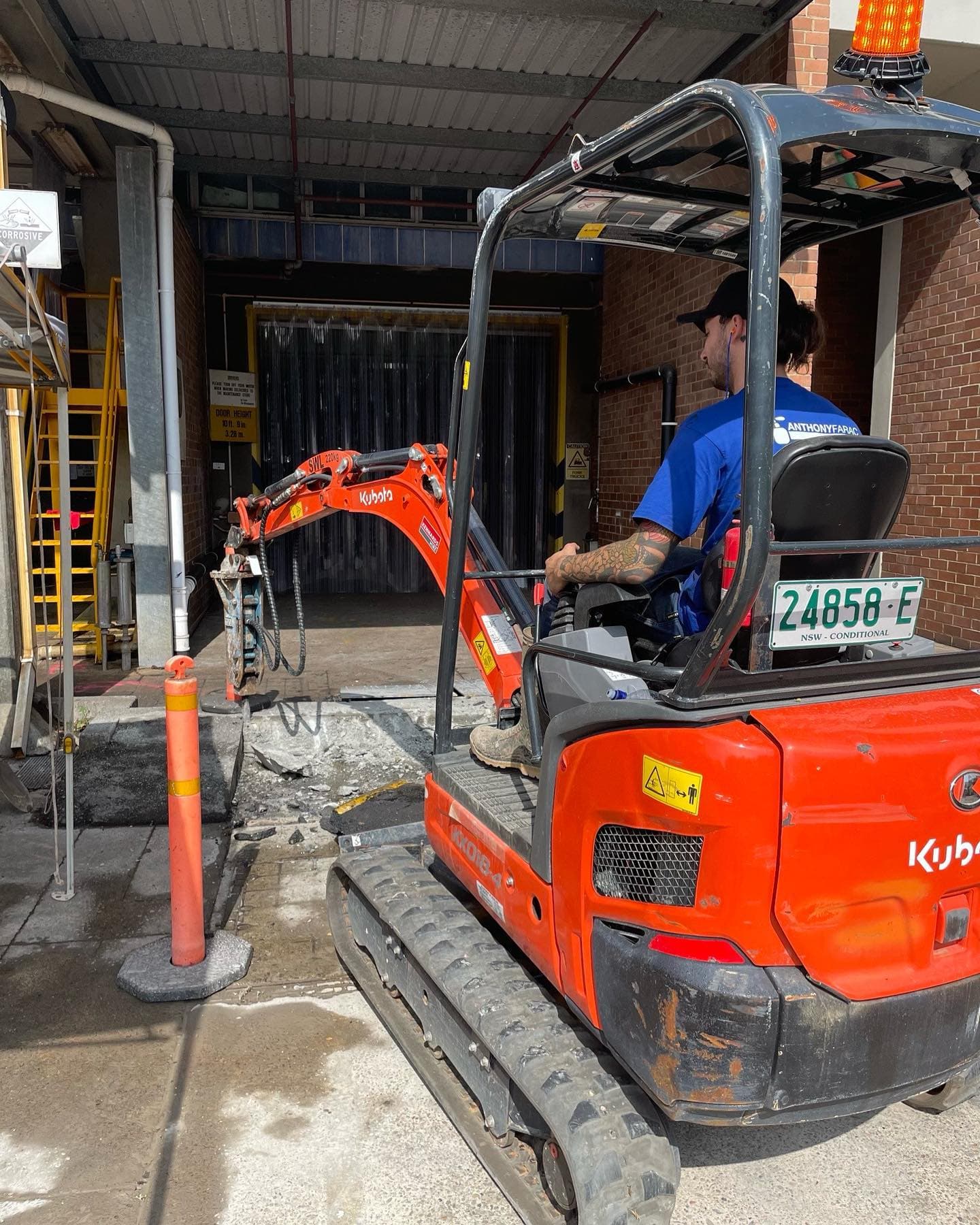 Sewer excavation work — Anthony Farac Plumbing Lane Cove